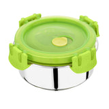 NanoNine Insulock 450ml Green Double Wall Insulated Stainless Steel Lunch Box.