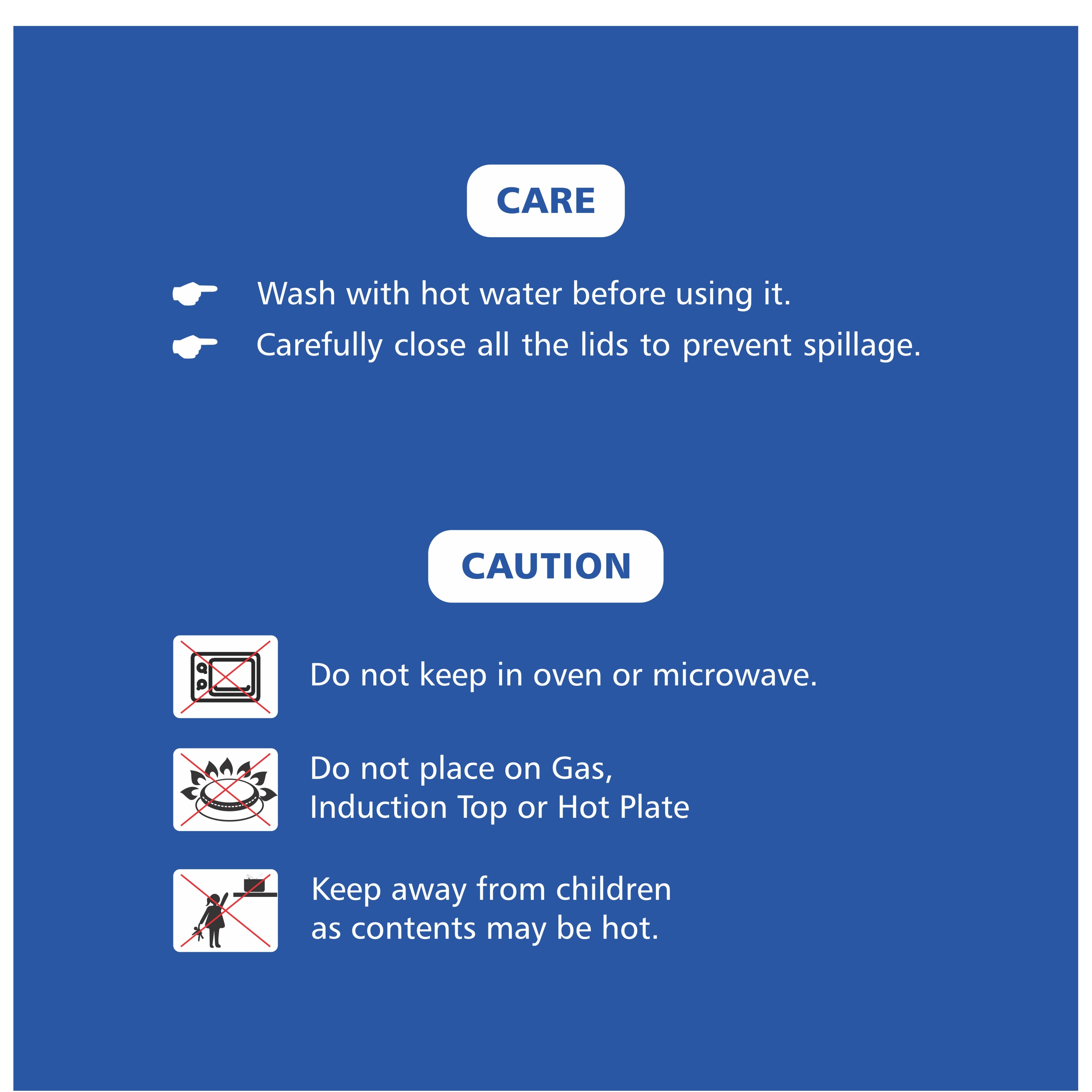 NanoNine Hot Chef Double Wall Insulated Hot Pot Stainless Steel Casserole with Steel Lid