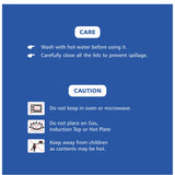 NanoNine Hot Chef Double Wall Insulated Hot Pot Stainless Steel Casserole with Steel Lid