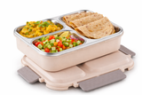 NANONINE BENTO BOX TRIO STAINLESS STEEL INSU-TIFFIN LUNCH PACK (S-633) 275ml+150x2