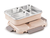 NANONINE BENTO BOX TRIO STAINLESS STEEL INSU-TIFFIN LUNCH PACK (S-633) 275ml+150x2