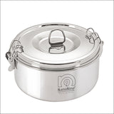 NanoNine Clip-On 350 ml Double Wall Insulated Stainless Steel Lunch Box.
