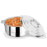 NanoNine Hot Galaxy Double Wall Insulated Stainless Steel Casserole with Steel Lid