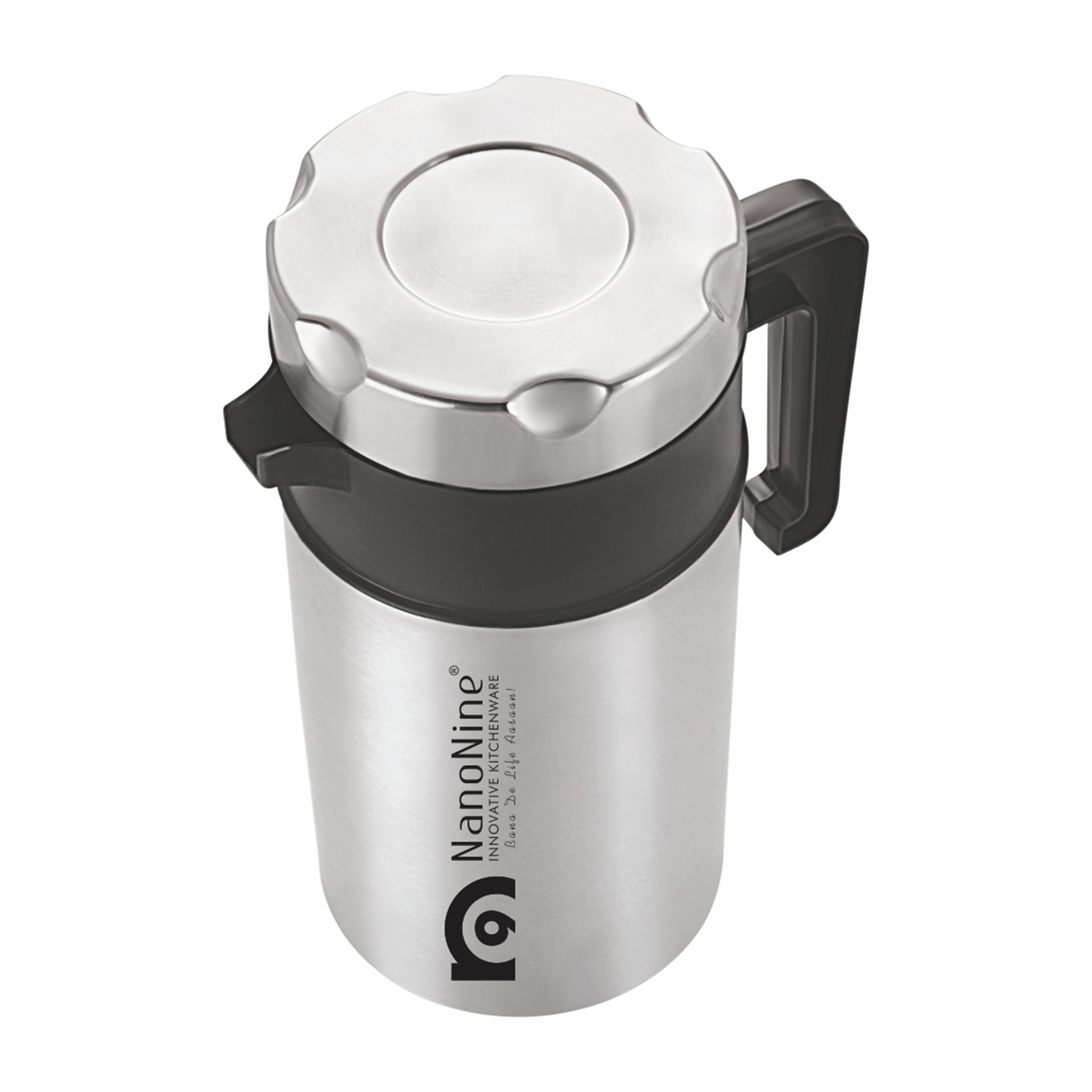 NanoNine T-Pot 700 ml Double Wall Insulated Stainless Steel Flask.