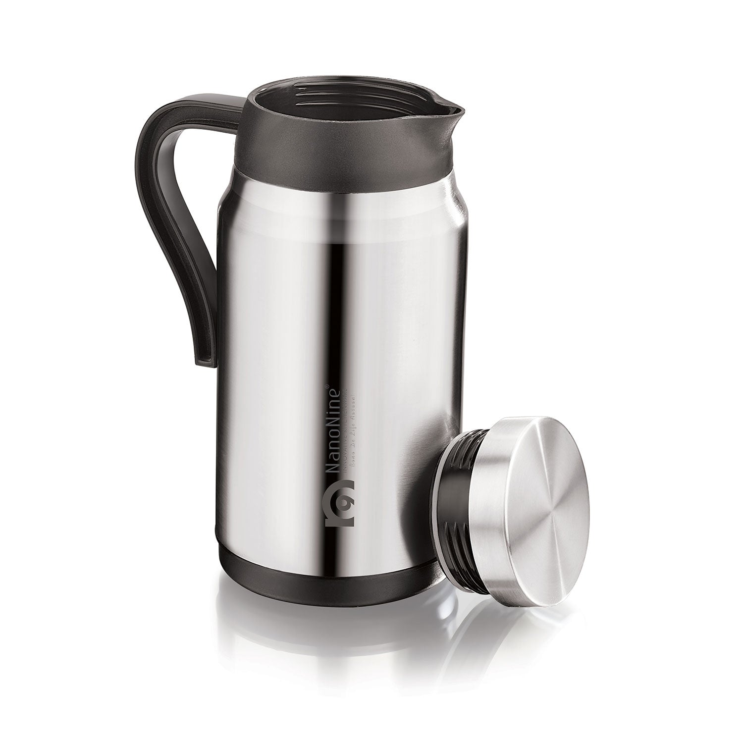 NanoNine T-Café 800 ml Double Wall Insulated Stainless Steel Flask.