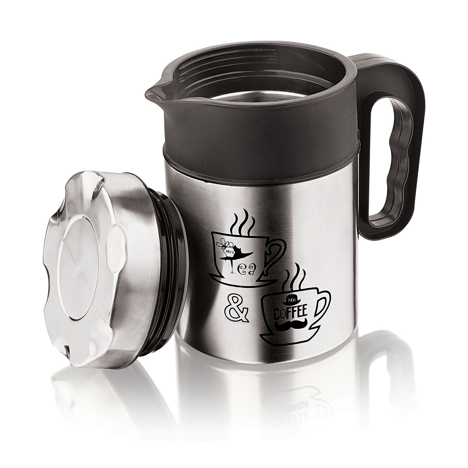 NanoNine T-Pot L Double Wall Insulated Stainless Steel