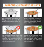 NanoNine Hot Galaxy 1.9 L Double Wall Insulated Stainless Steel Casserole with Steel Lid.